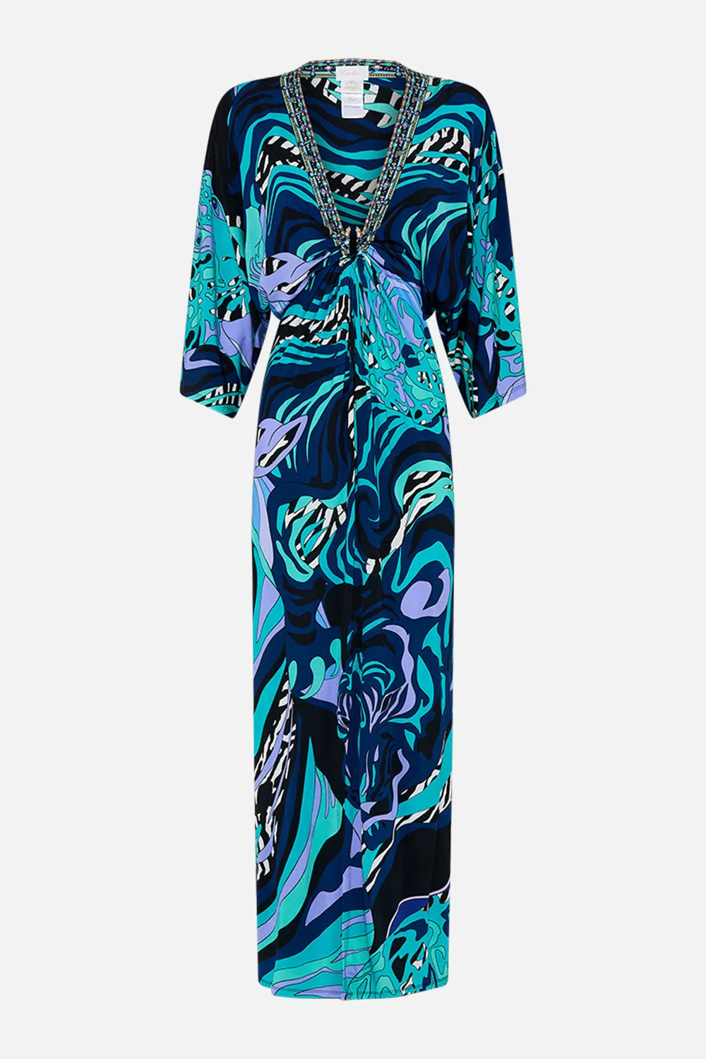 DRAPED JERSEY DRESS WITH HARDWARE VIVIDLY VENICE sold by Camilla product image thumbnail 3