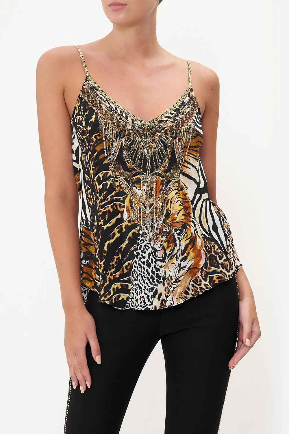 V-NECK BIAS CAMI WHATS NEW PUSSYCAT sold by Camilla product image thumbnail 5
