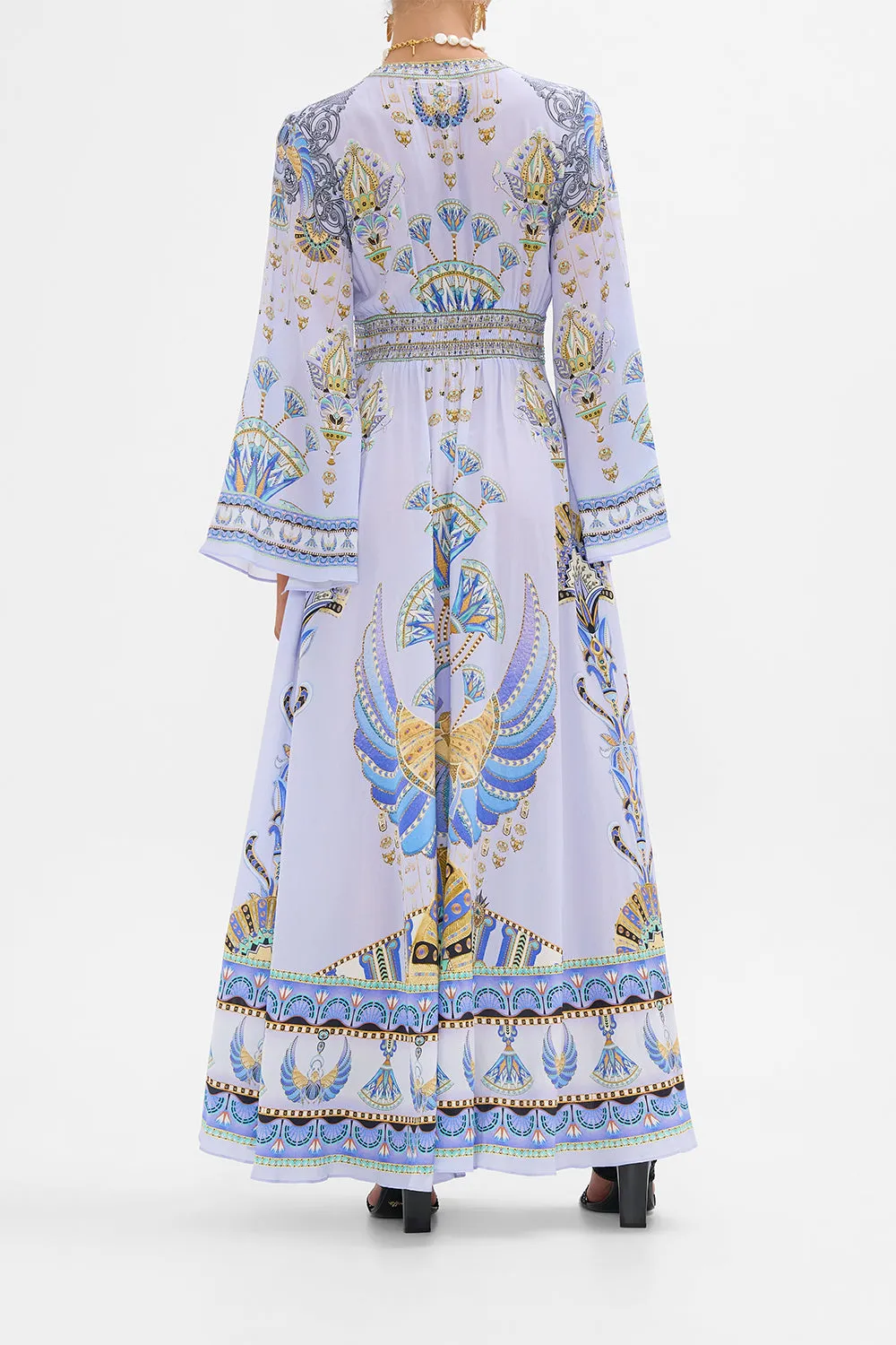 KIMONO SLEEVE DRESS WITH SHIRRING DETAIL UNDER SCARAB SKIES sold by Camilla product image thumbnail 2