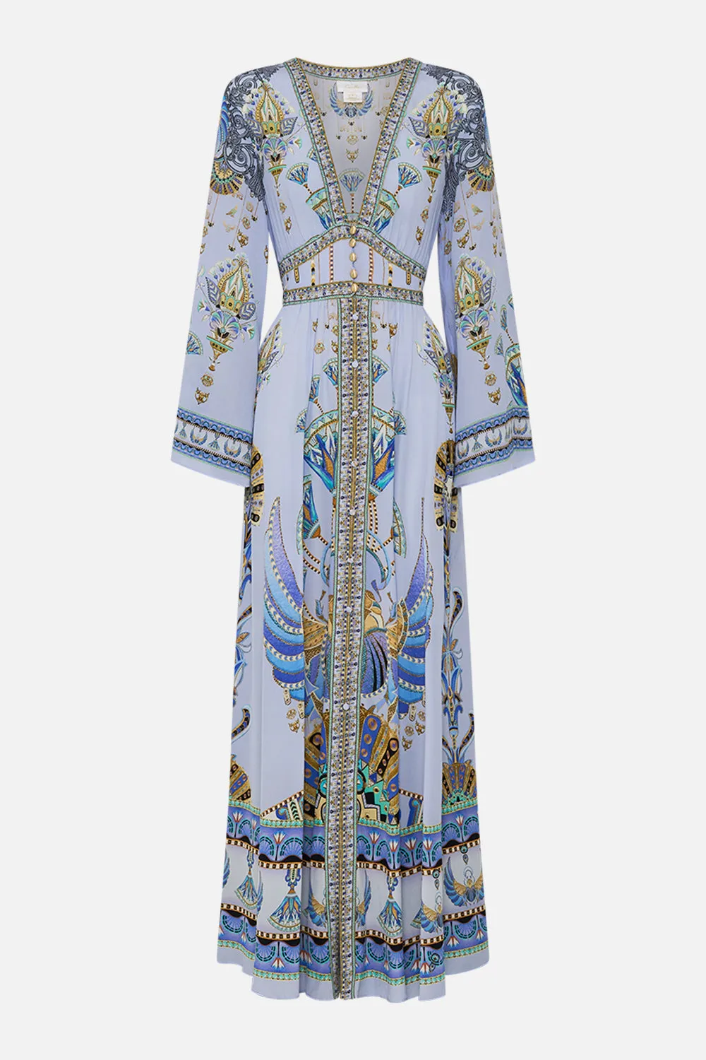 KIMONO SLEEVE DRESS WITH SHIRRING DETAIL UNDER SCARAB SKIES sold by Camilla product image thumbnail 3