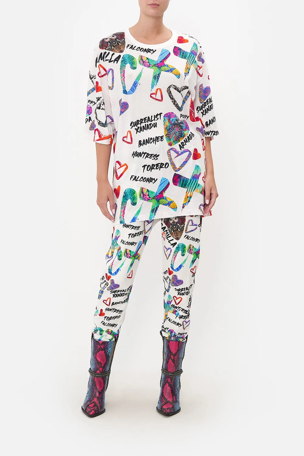 SUPER OVERSIZED TEE SHES A WRITE OFF sold by Camilla