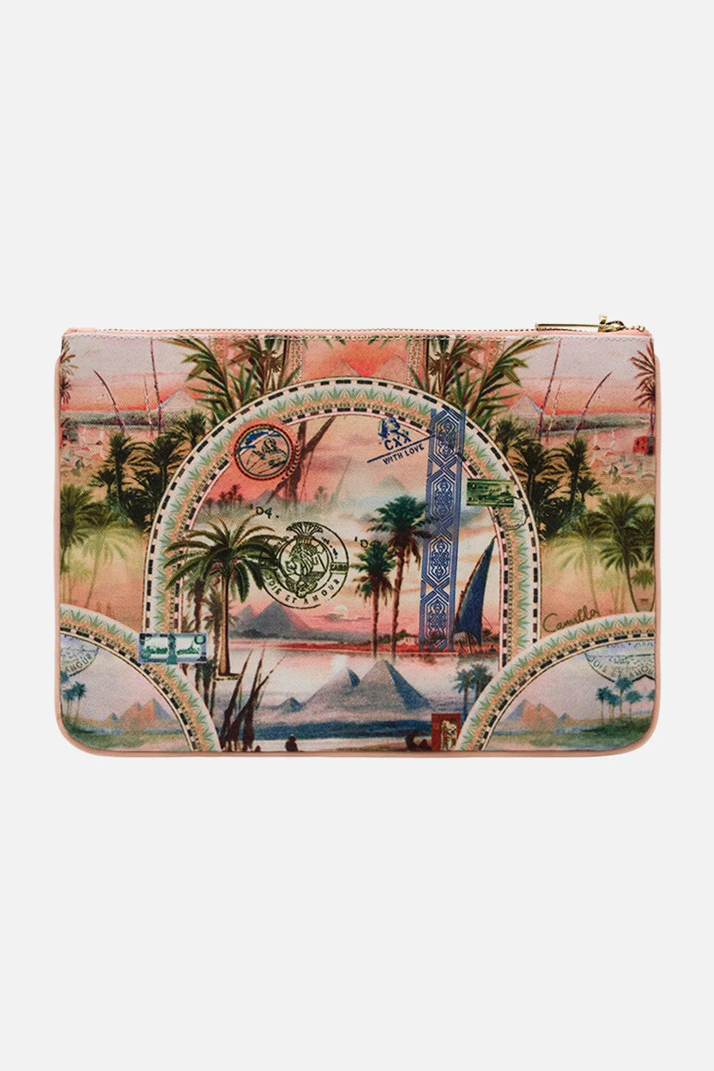 SMALL CANVAS CLUTCH MILLAS GOT MAIL sold by Camilla product image thumbnail 3