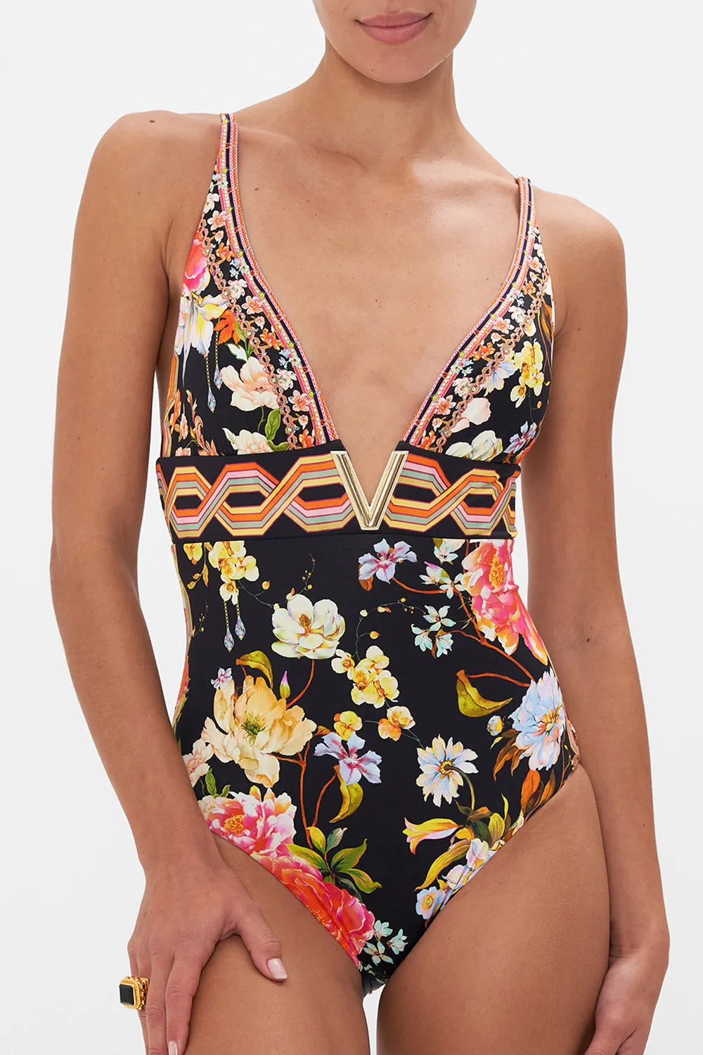 HIGH TRI ONE PIECE WITH FRONT TRIM SECRET HISTORY sold by Camilla product image thumbnail 5