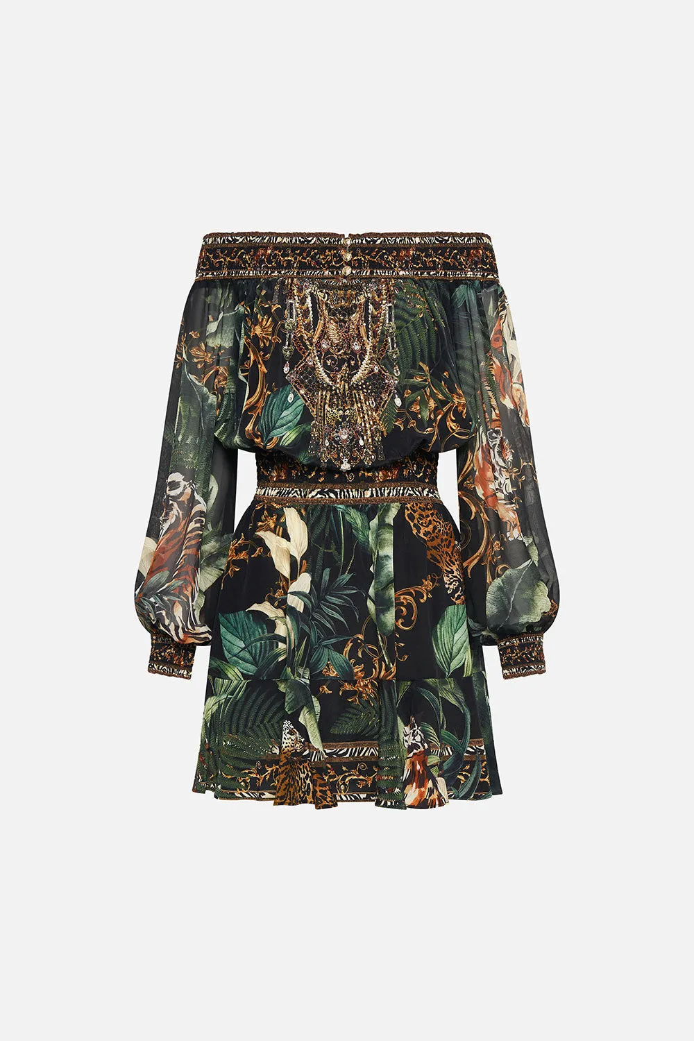 OFF SHOULDER SHORT DRESS EASY TIGER sold by Camilla product image thumbnail 3