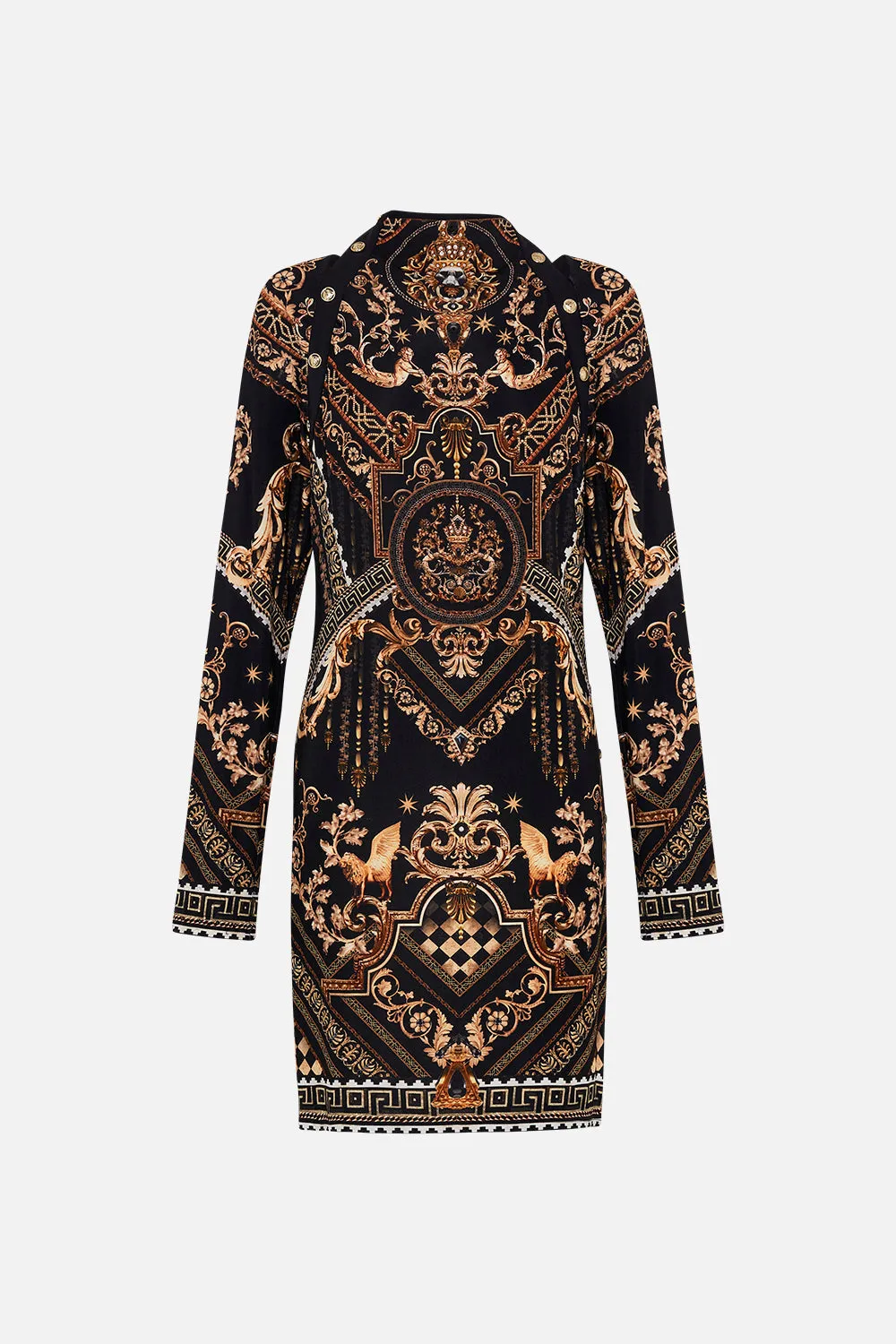 SHORT CUT OUT SHOULDER JERSEY DRESS DUOMO DYNASTY sold by Camilla product image thumbnail 3