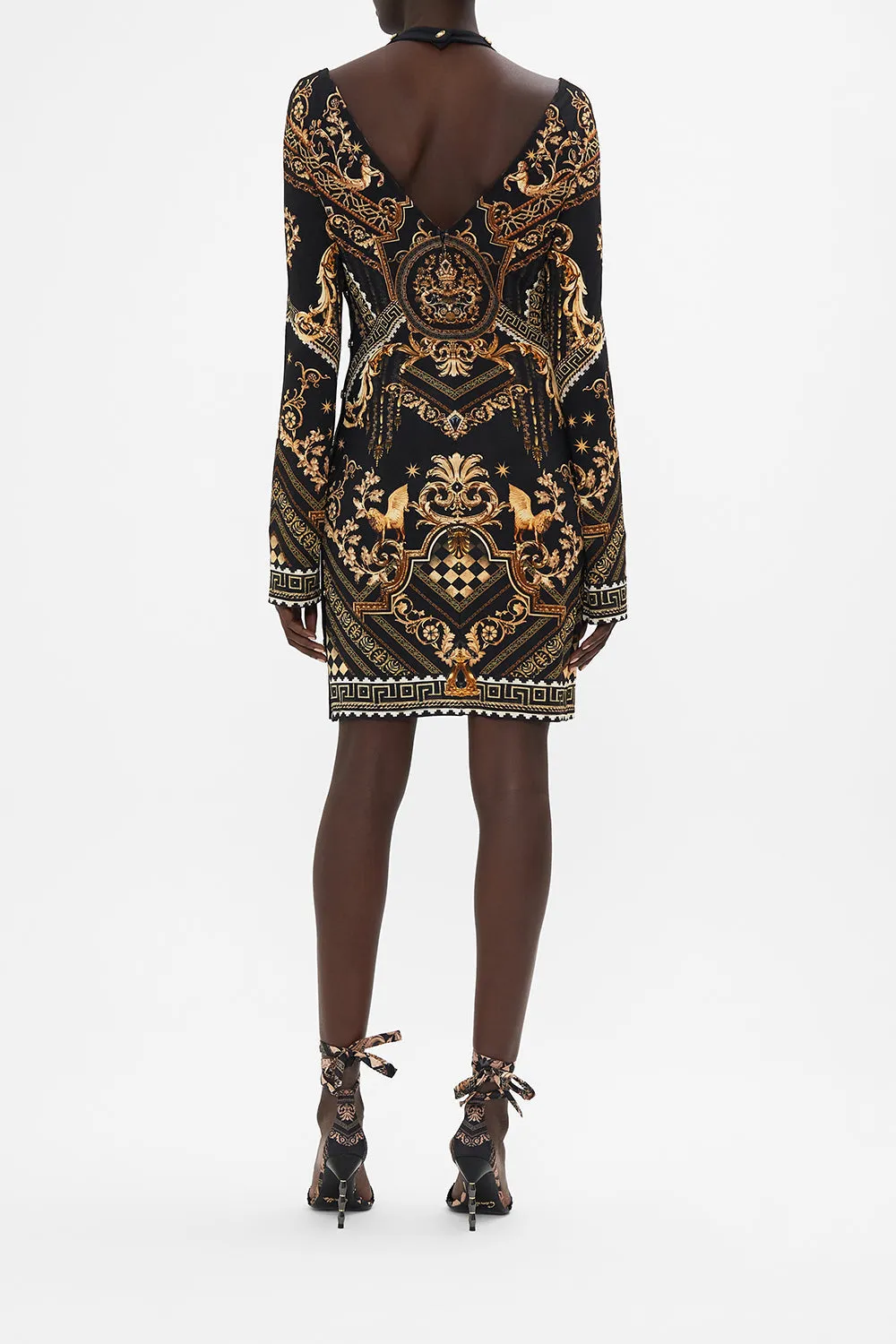 SHORT CUT OUT SHOULDER JERSEY DRESS DUOMO DYNASTY sold by Camilla product image thumbnail 2