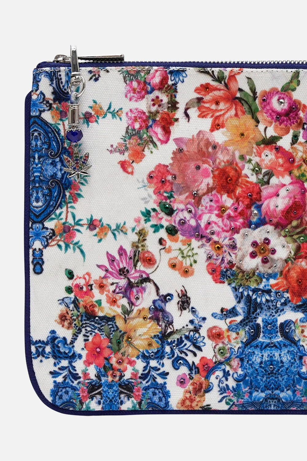 SMALL CANVAS CLUTCH DUTCH IS LIFE sold by Camilla product image thumbnail 2