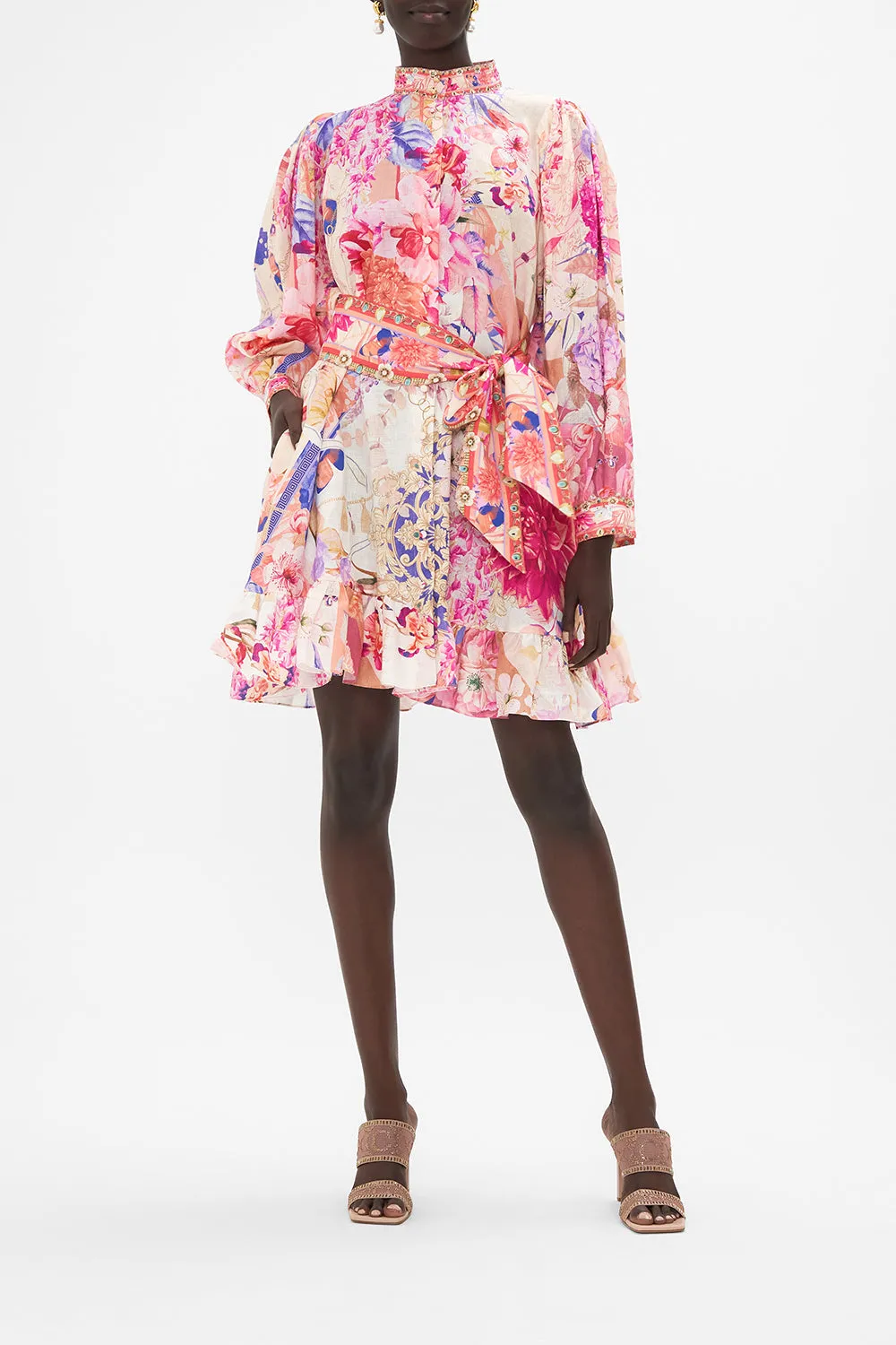 DROP SLEEVE SHIRT DRESS ROSE BED RENDEZVOUS sold by Camilla