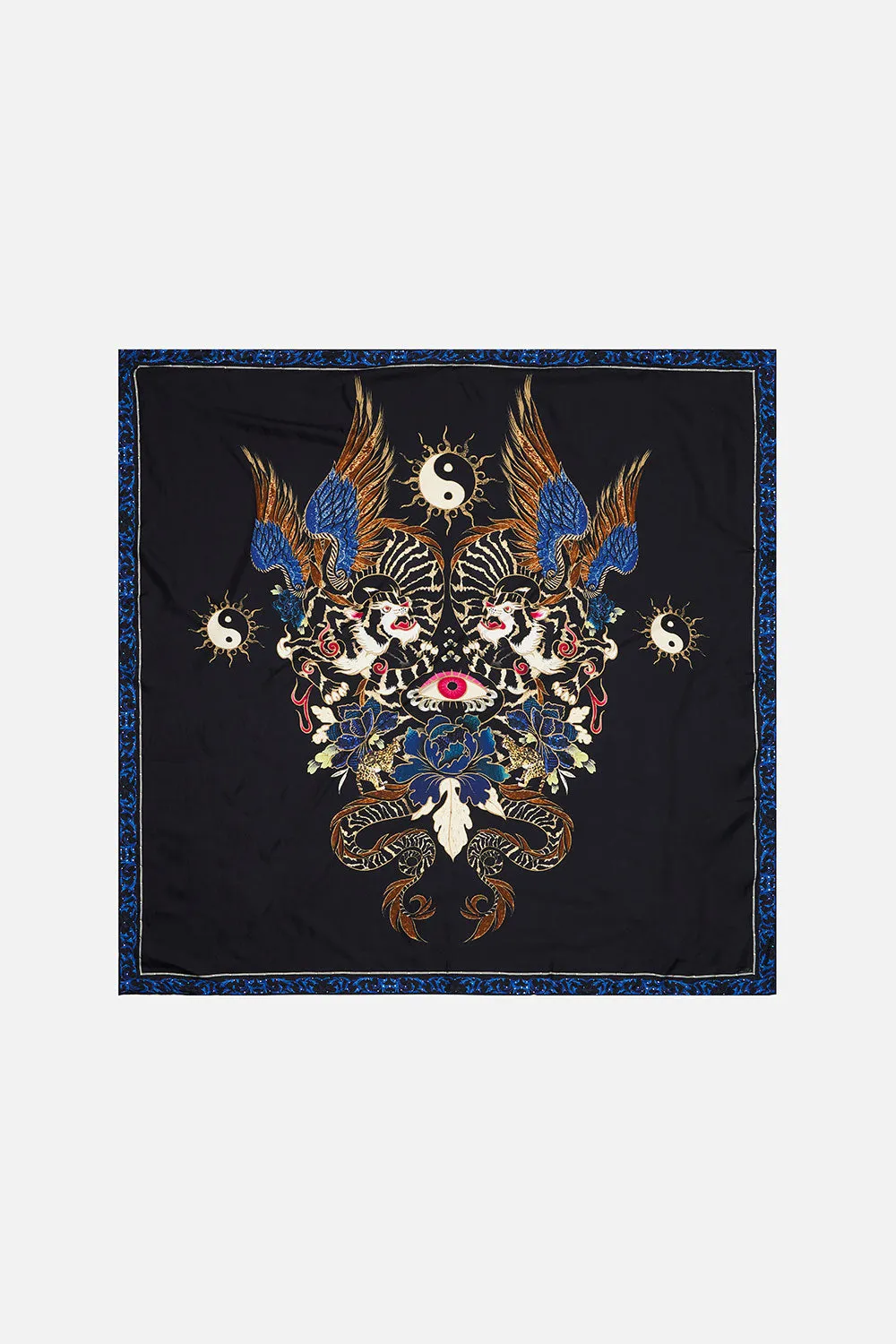 LARGE SQUARE SCARF DANCE OF THE DRAGON sold by Camilla product image thumbnail 2