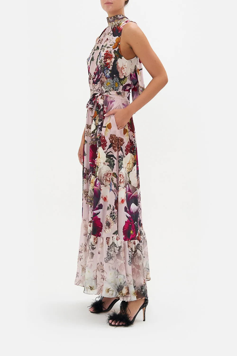 NECKTIE DRESS WITH ELASTICATED WAIST GYPSY ROSE sold by Camilla product image thumbnail 4
