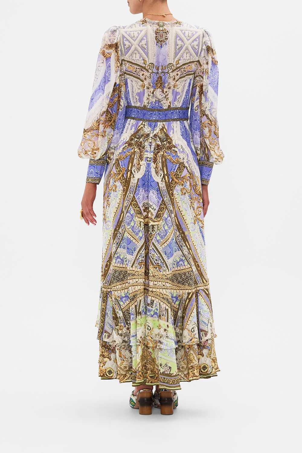 LONG BUTTON FRONT DRESS GILDED PLEASURES sold by Camilla product image thumbnail 2