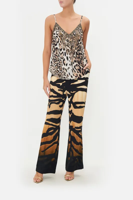 V-NECK BIAS CAMI COOL FOR CATS sold by Camilla