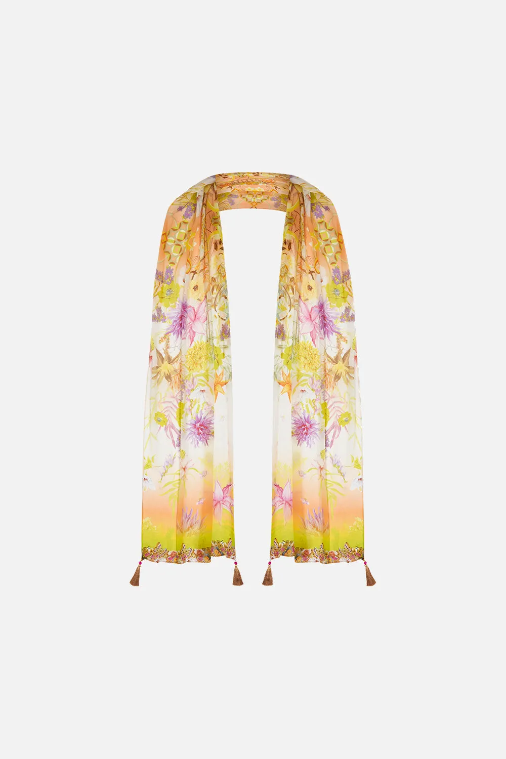 LONG SCARF HOW DOES YOUR GARDEN GROW sold by Camilla