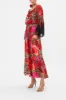 LONG DRESS WITH GATHERED BELL SLEEVE HEART LIKE A WILDFLOWER sold by Camilla