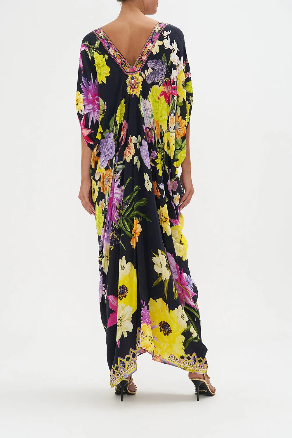 LONG DRAPE DRESS WITH ZIP FRONT PEACE BE WITH YOU sold by Camilla product image thumbnail 2