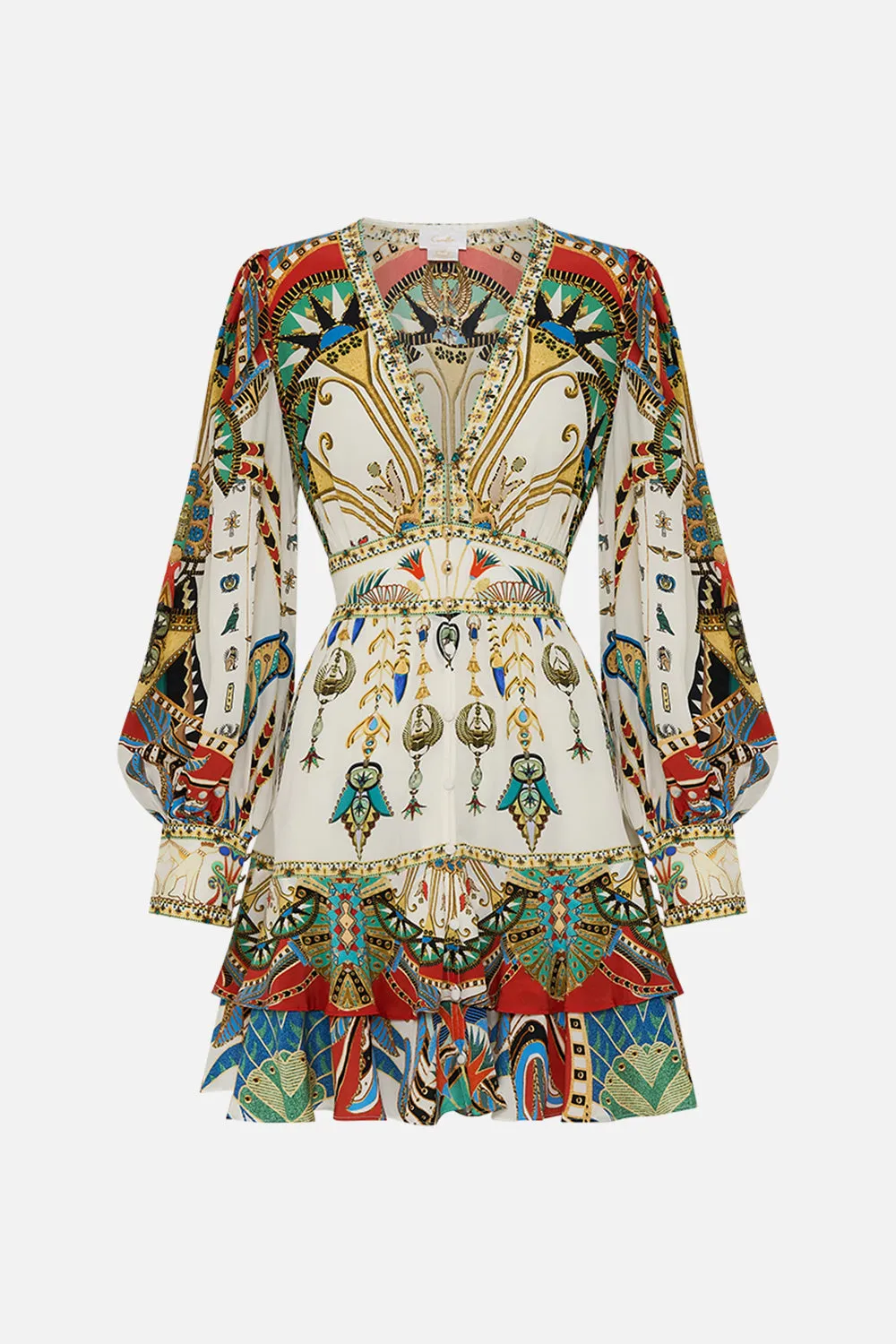 BUTTON FRONT FRILL DRESS VALLEY OF THE QUEENS sold by Camilla product image thumbnail 3