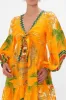 SHORT TIE FRONT BLOUSON DRESS DANCING WITH THE BULLS sold by Camilla