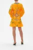 SHORT TIE FRONT BLOUSON DRESS DANCING WITH THE BULLS sold by Camilla