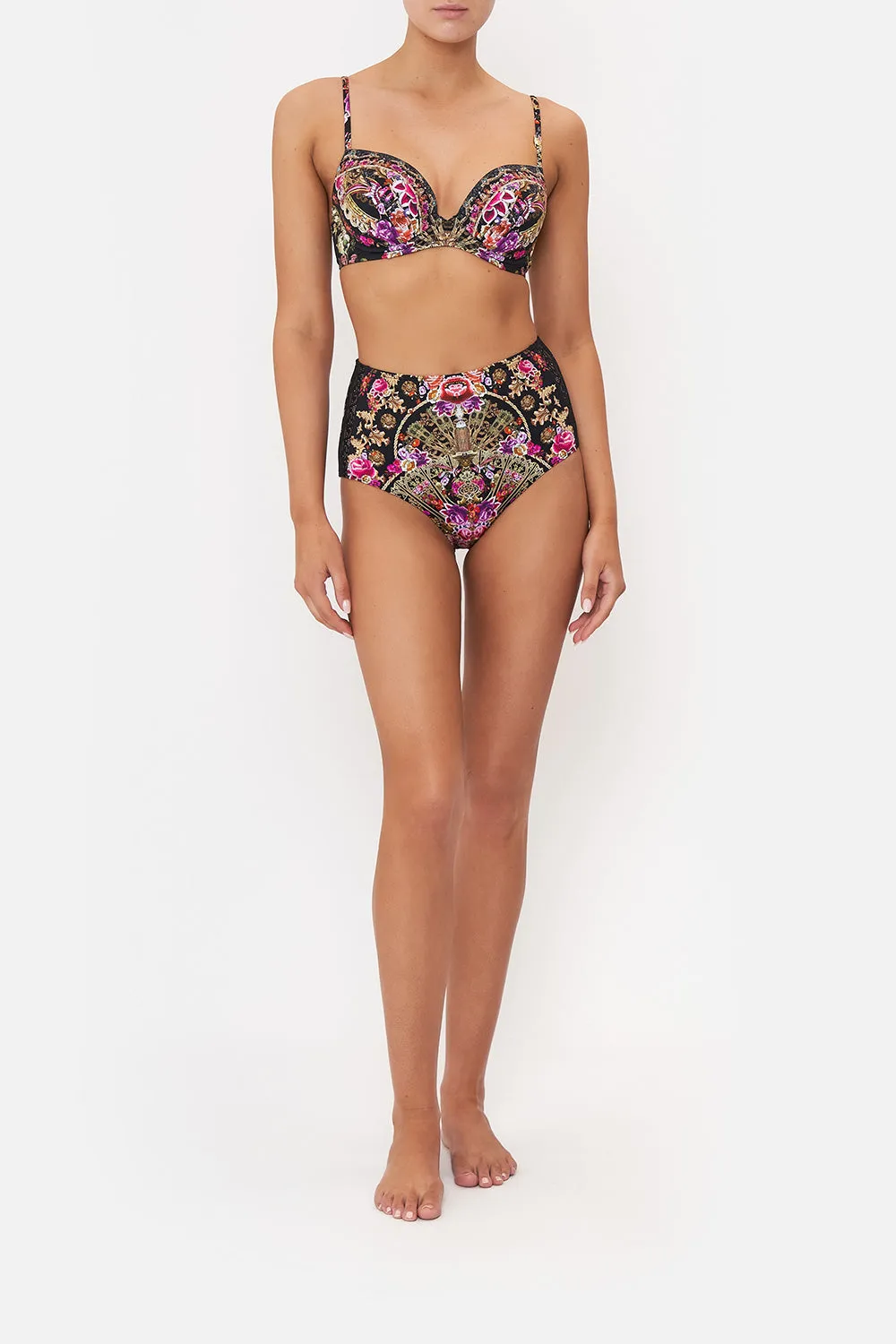 HIGH WAISTED PANT WITH TRIM DANCE WITH DUENDE sold by Camilla