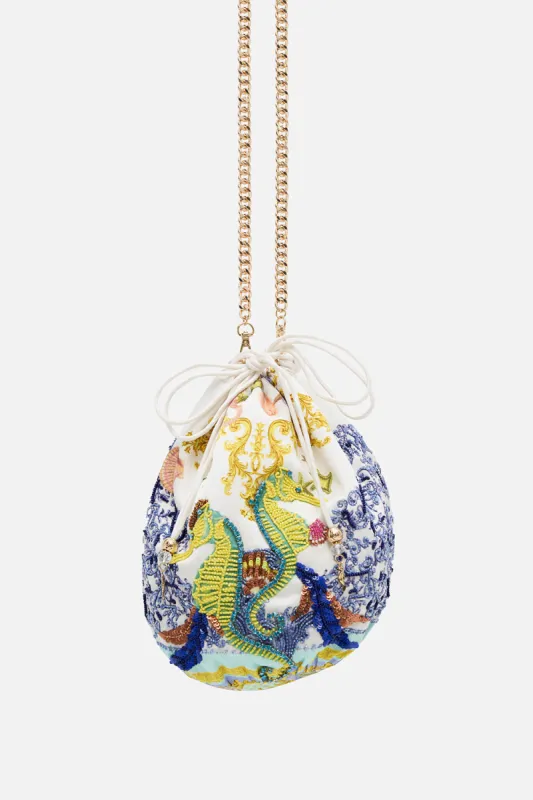 ROUND DRAWSTRING POUCH STAR OF THE SEA sold by Camilla