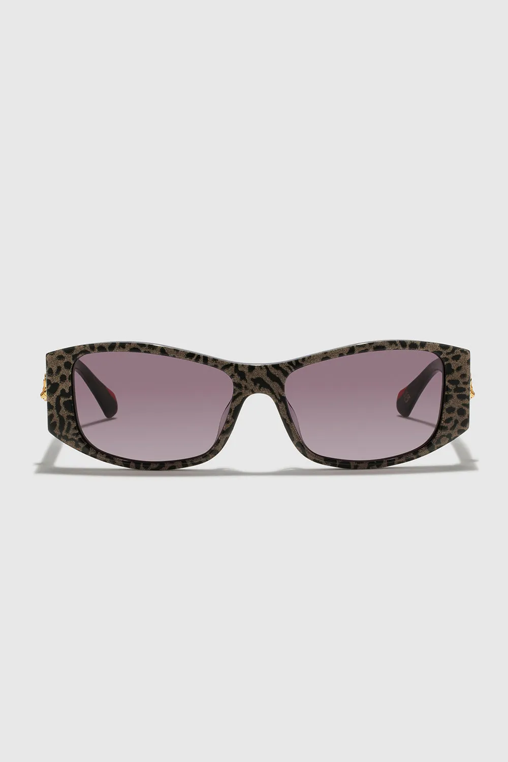 PINOT AT THE PALAZZO SUNGLASSES BLACK / BROWN GLITTER LEOPARD sold by Camilla product image thumbnail 2