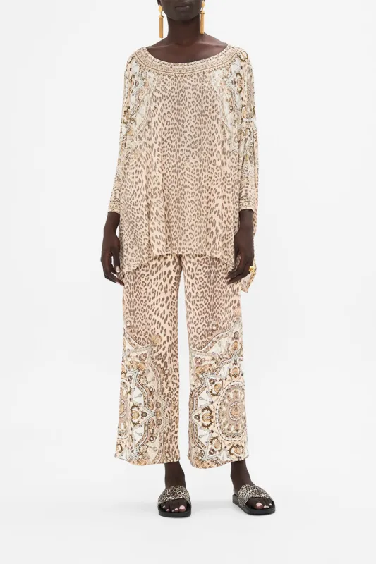 SCOOP NECK SLOUCH TEE GROTTO GODDESS made by Camilla