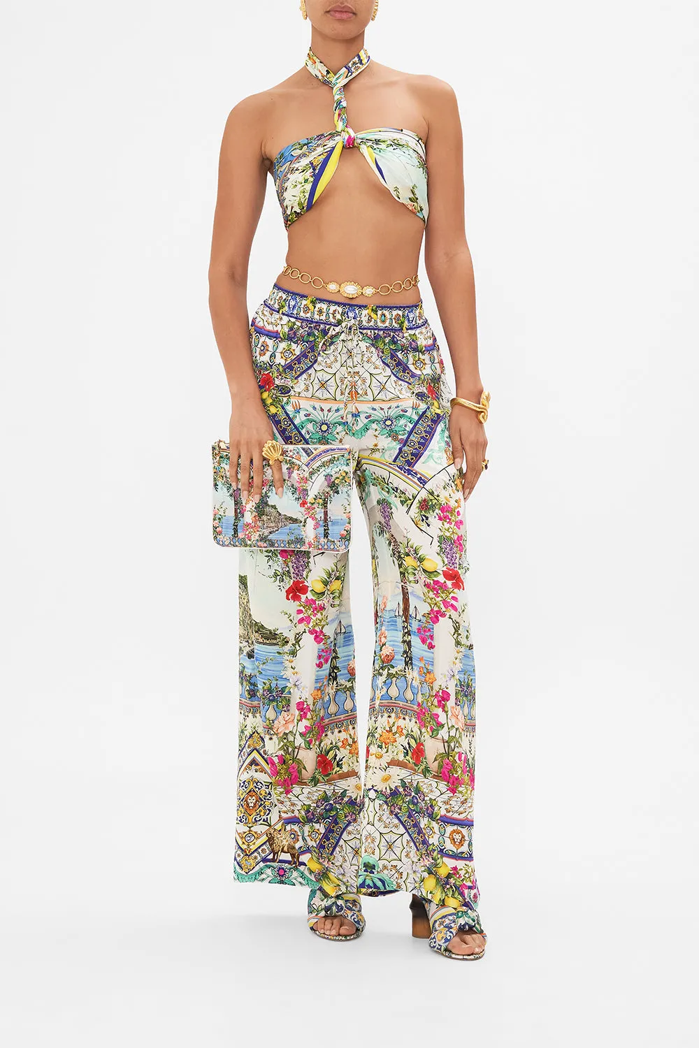 SMALL CANVAS CLUTCH AMALFI AMORE sold by Camilla product image thumbnail 4