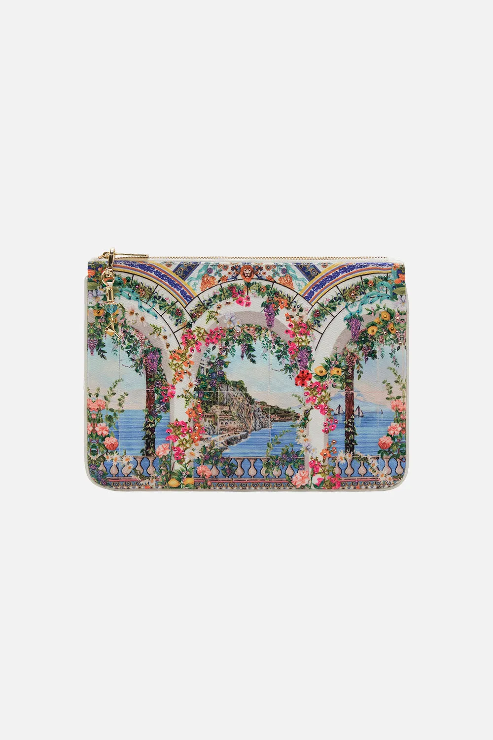 SMALL CANVAS CLUTCH AMALFI AMORE sold by Camilla product image thumbnail 2