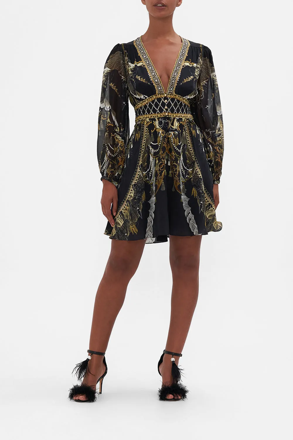 CURVED WAISTBAND SHORT DRESS RAVIN RAVEN sold by Camilla