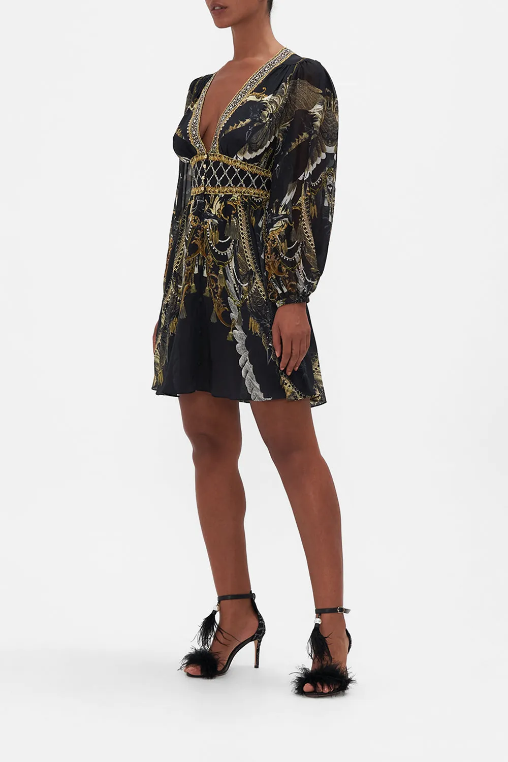 CURVED WAISTBAND SHORT DRESS RAVIN RAVEN sold by Camilla product image thumbnail 4