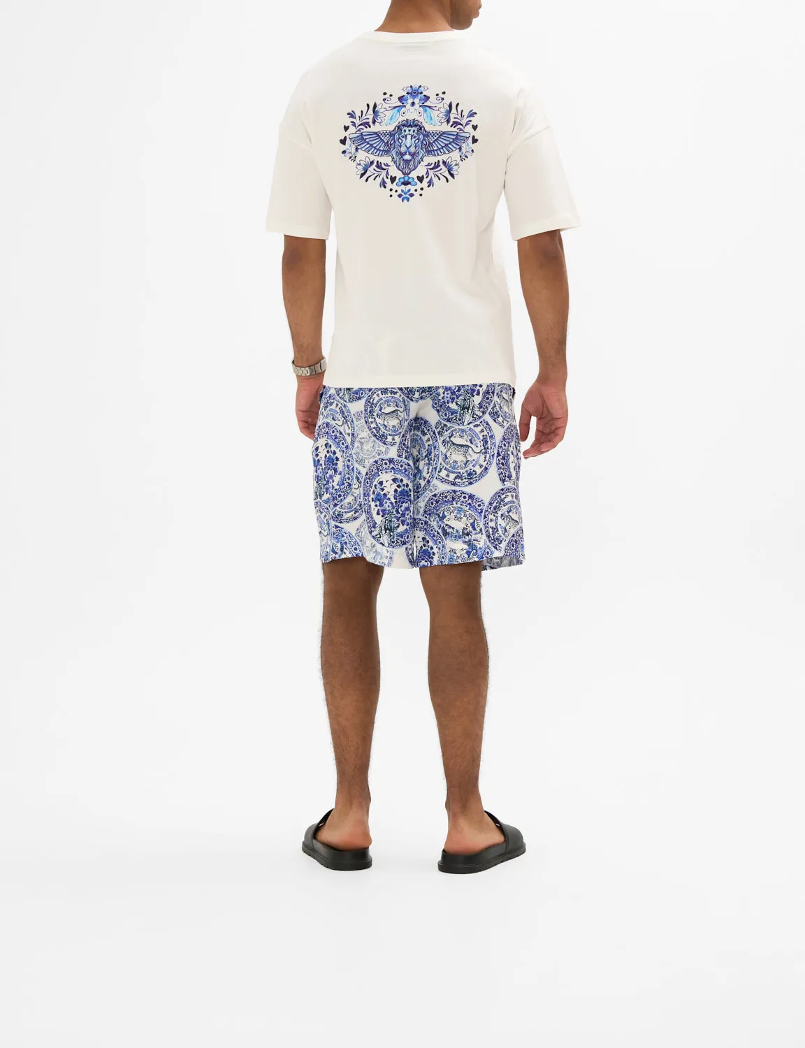 FIXED WAIST MID LENGTH WALK SHORT GLAZE AND GRAZE sold by Camilla product image thumbnail 2