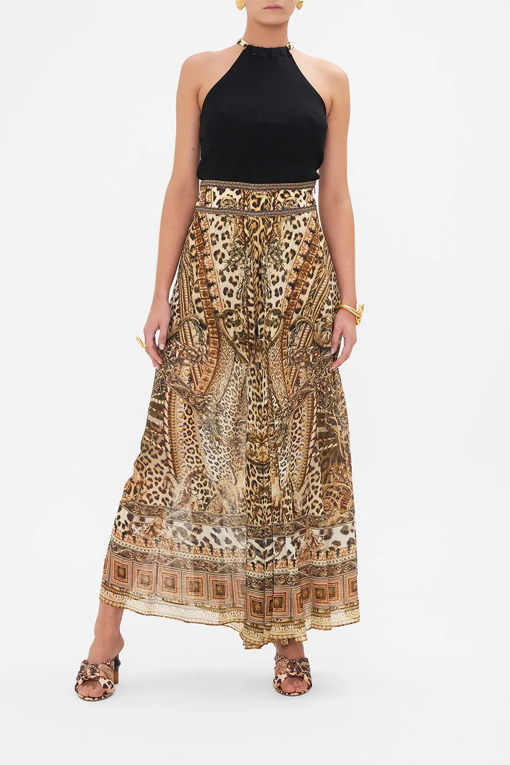 SHEER WIDE LEG PANT STANDING OVATION sold by Camilla