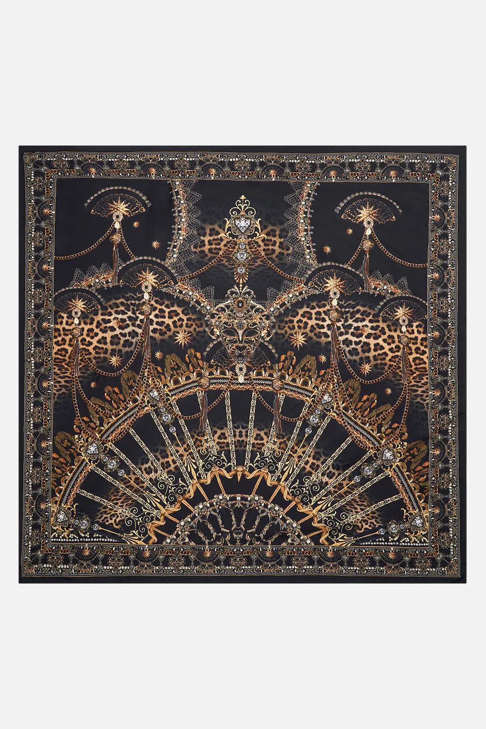 LARGE SQUARE SCARF MASKED AT MOONLIGHT sold by Camilla product image thumbnail 2