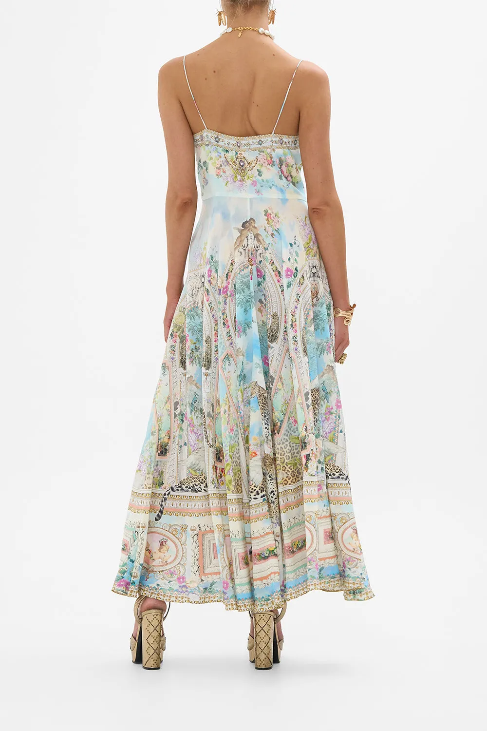 LONG DRESS WITH TIE FRONT WE ALWAYS HAVE ALEXANDRIA sold by Camilla product image thumbnail 2