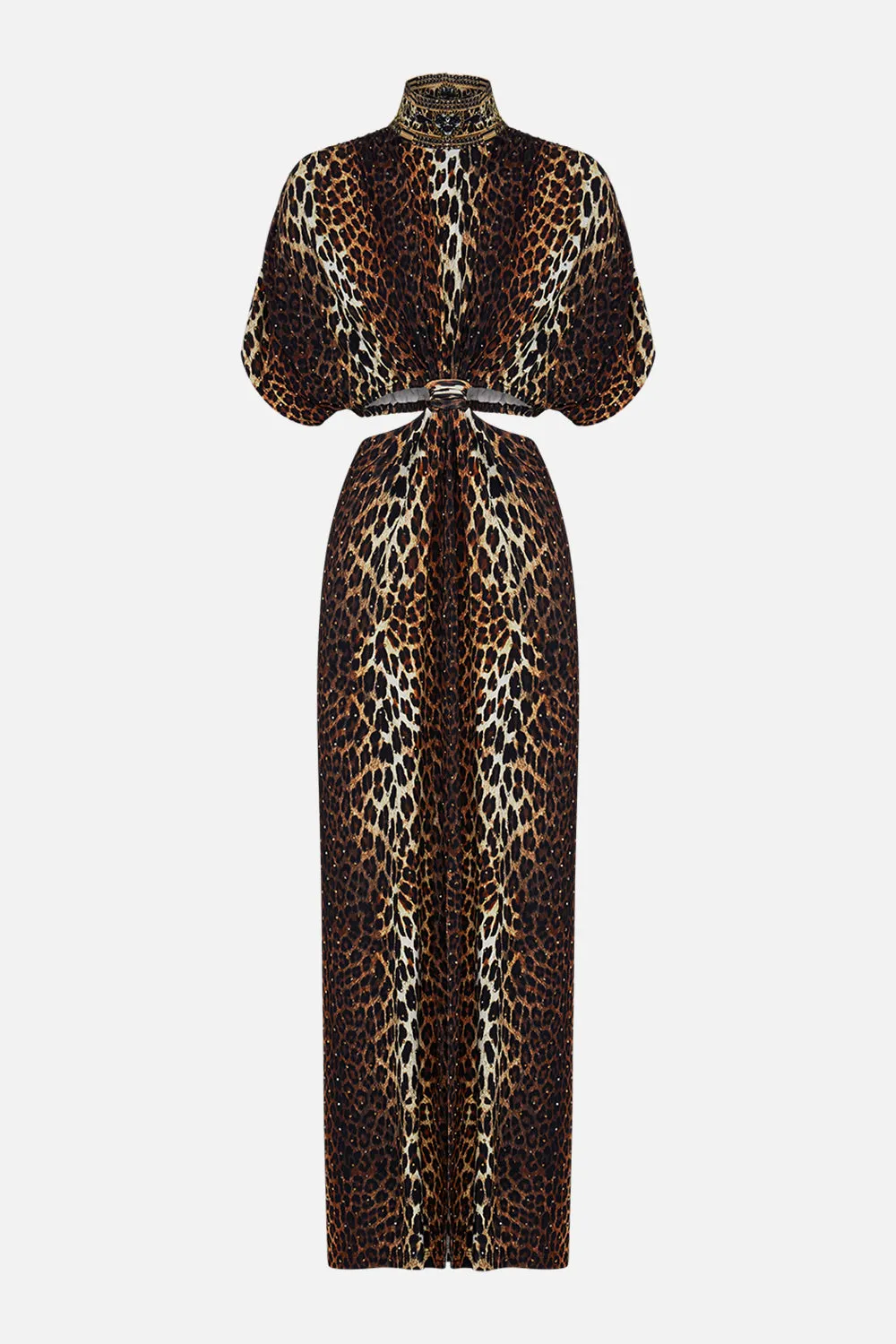 HIGH NECK TWIST CUT OUT JERSEY DRESS AMSTERGLAM sold by Camilla product image thumbnail 3