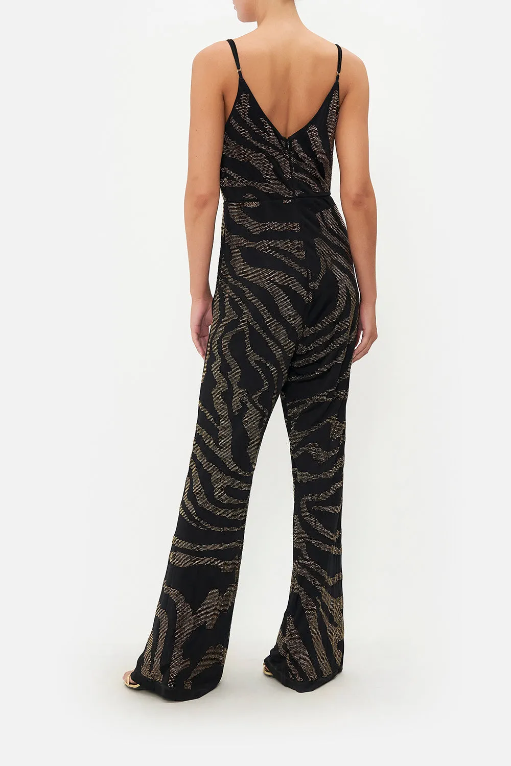 TWIST FRONT JERSEY JUMPSUIT TAME MY TIGER sold by Camilla product image thumbnail 2