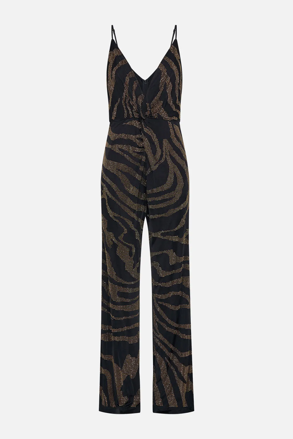 TWIST FRONT JERSEY JUMPSUIT TAME MY TIGER sold by Camilla product image thumbnail 3