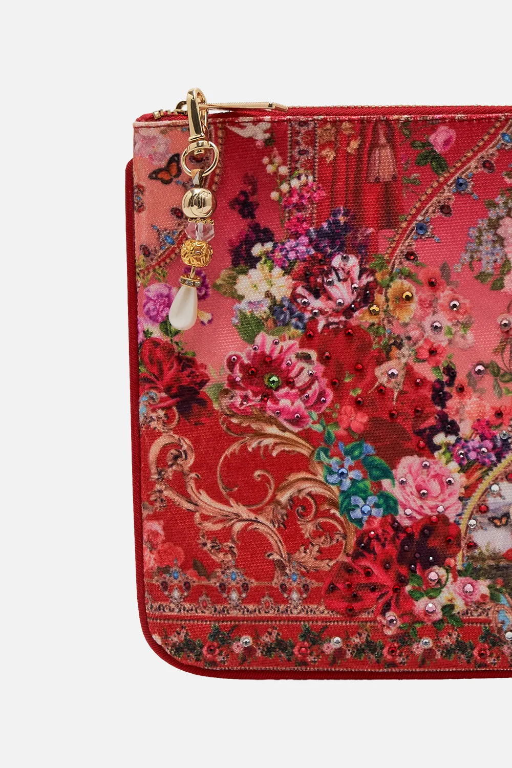 SMALL CANVAS CLUTCH RITES OF ROSES sold by Camilla product image thumbnail 2