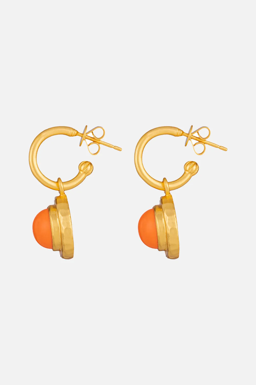 KAMEO ORANGE CORAL STONE EARRINGS MULTI sold by Camilla product image thumbnail 3