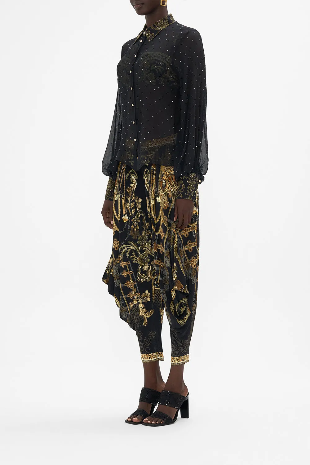 SPLIT SLEEVE BLOUSE THE NIGHT IS NOIR sold by Camilla product image thumbnail 4