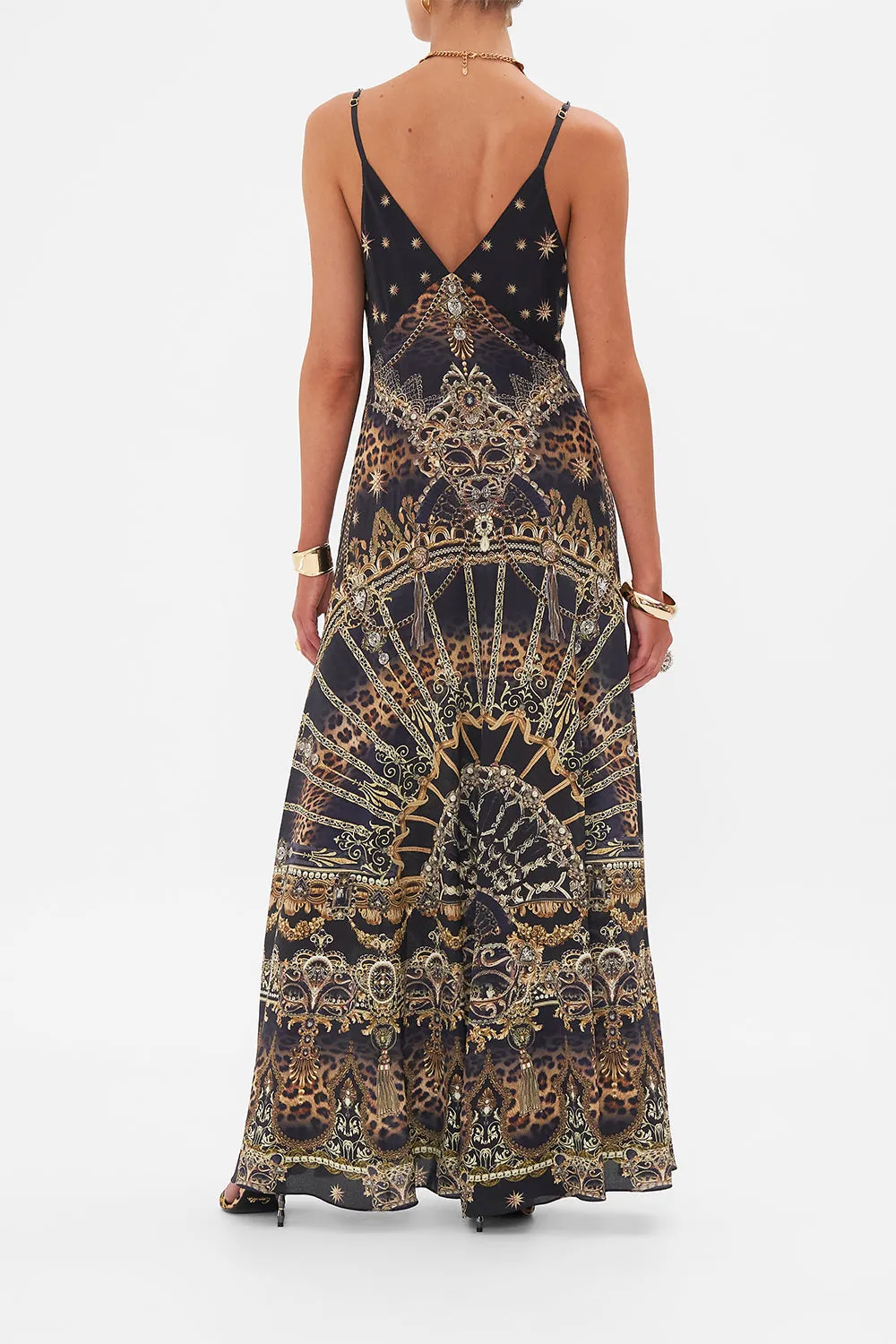 BUTTON FRONT STRAPPY DRESS MASKED AT MOONLIGHT sold by Camilla product image thumbnail 2