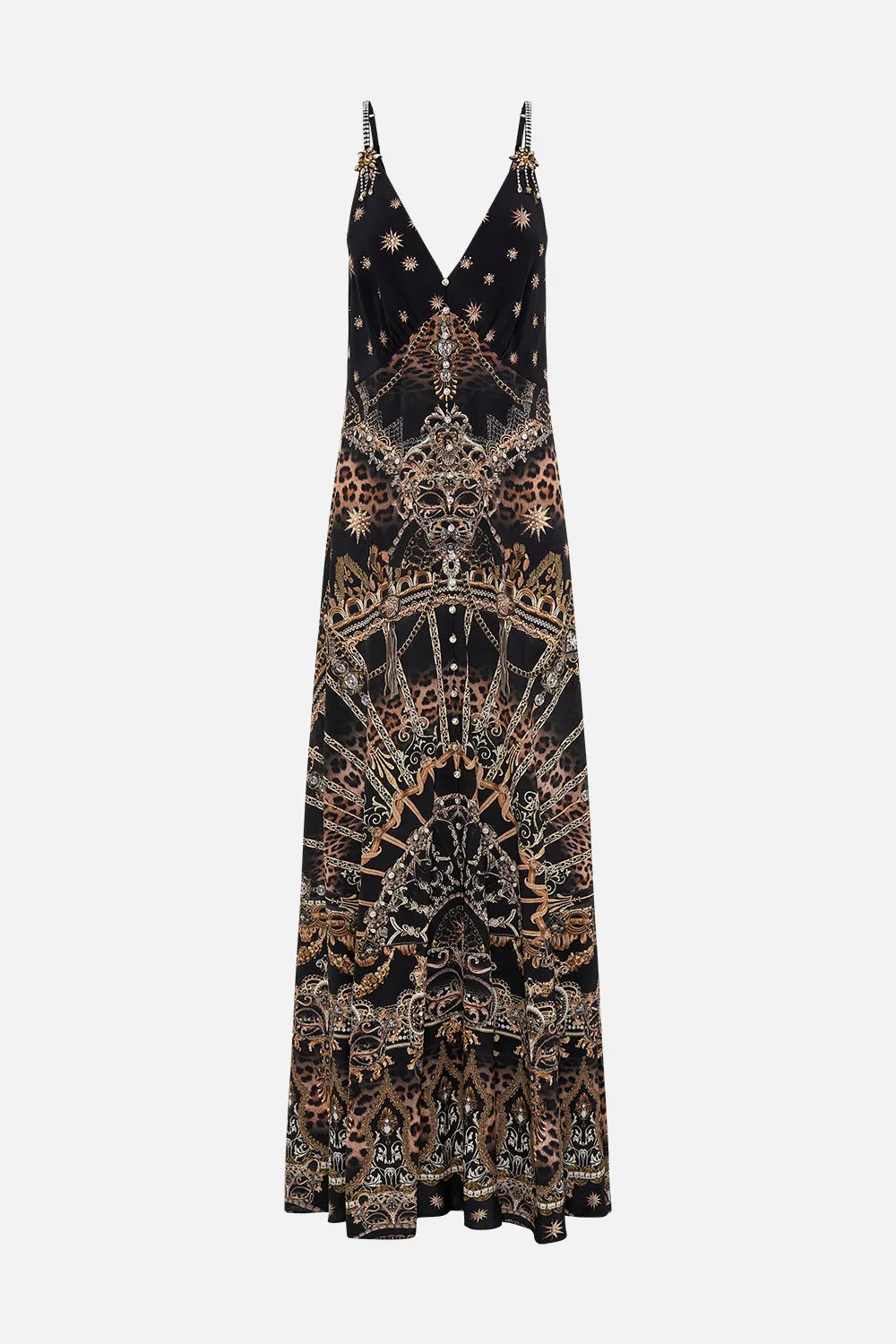 BUTTON FRONT STRAPPY DRESS MASKED AT MOONLIGHT sold by Camilla product image thumbnail 3