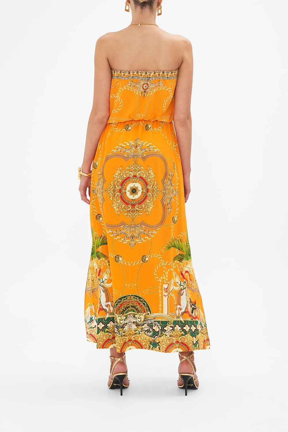 STRAPLESS BLOUSON DRESS DANCING WITH THE BULLS sold by Camilla product image thumbnail 2