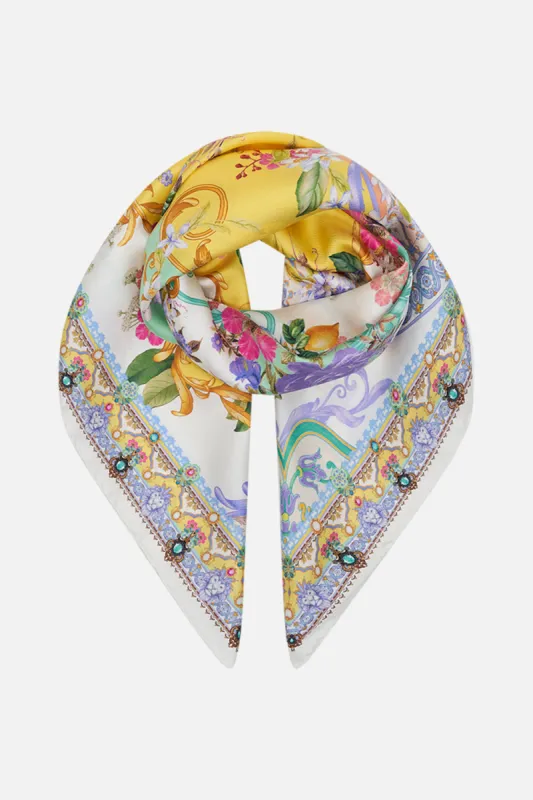 SILK SQUARE SCARF CATERINA SPRITZ sold by Camilla