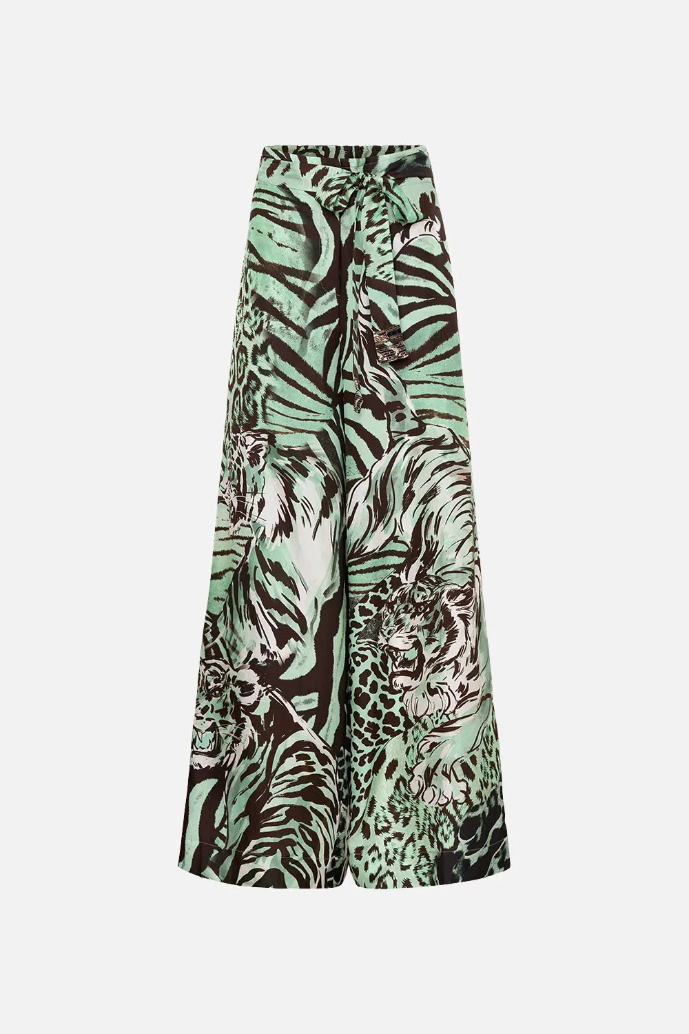 PAPERBAG WAIST WIDE LEG PANT LEOPARD LORE sold by Camilla product image thumbnail 3