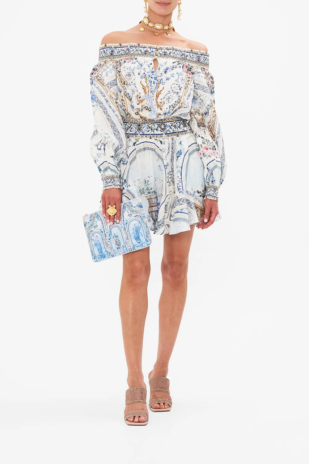 OFF SHOULDER SHORT DRESS SEASON OF THE SIREN sold by Camilla