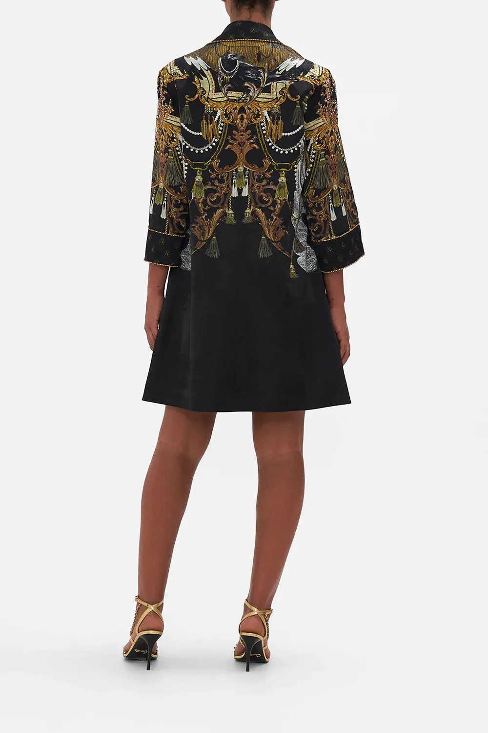 ROLL COLLAR PAJAMA JACKET RAVIN RAVEN sold by Camilla product image thumbnail 2