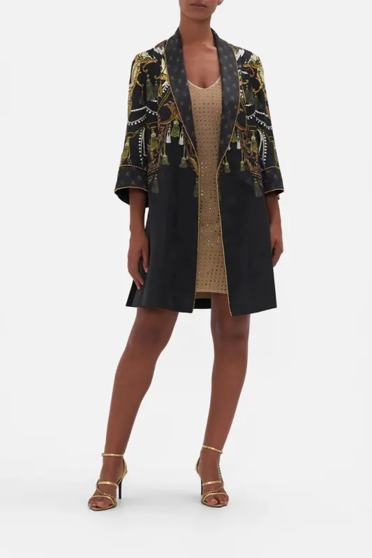 ROLL COLLAR PAJAMA JACKET RAVIN RAVEN sold by Camilla