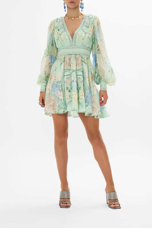 SHORT DRESS WITH BLOUSON SLEEVE DREAMING IN DUTCH sold by Camilla