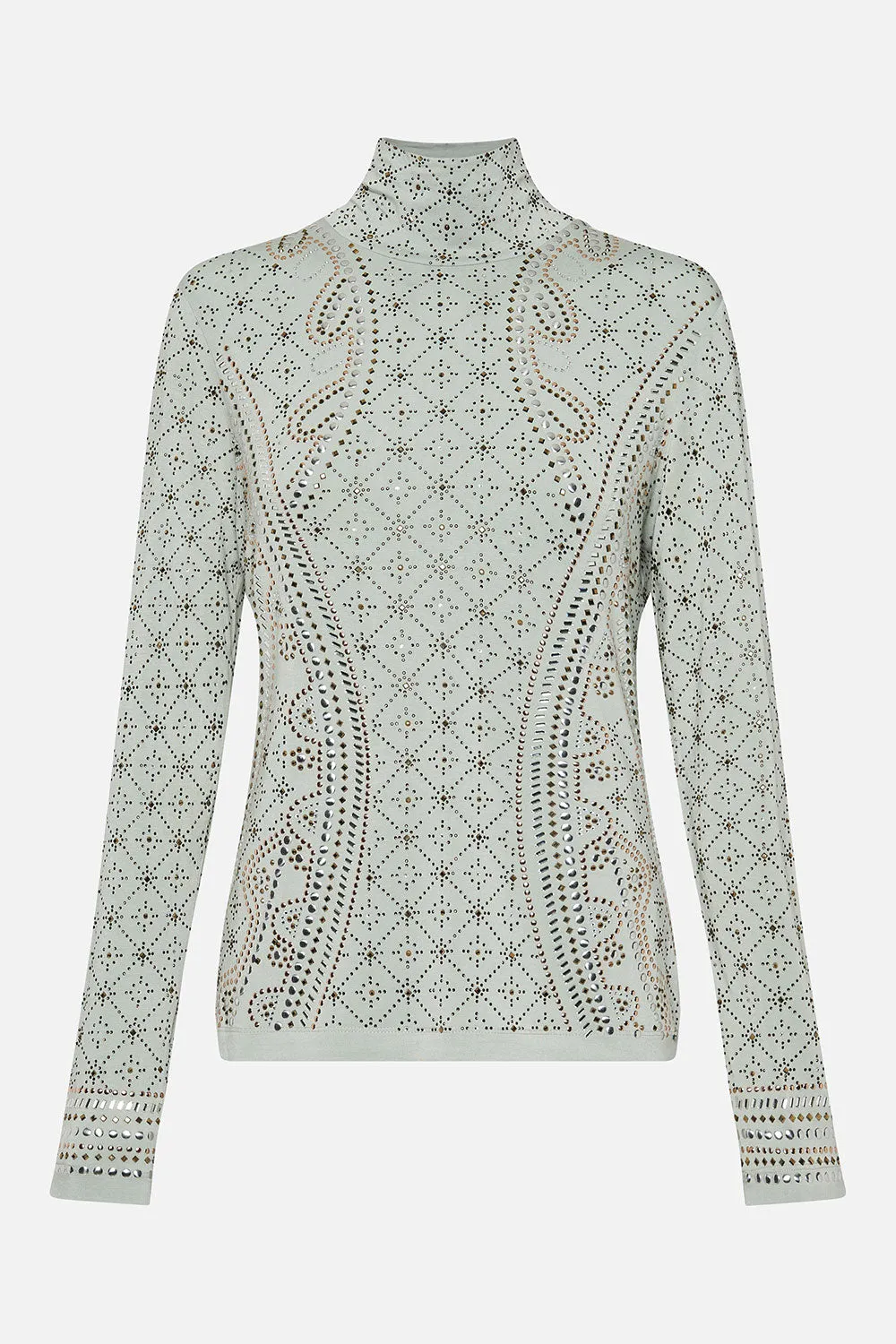 JERSEY TURTLENECK LUXE ESPIRITU sold by Camilla product image thumbnail 3